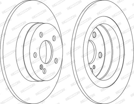 Ferodo DDF1691C-1-D - Disque de frein cwaw.fr