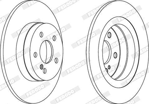 Ferodo DDF1691X - Disque de frein cwaw.fr