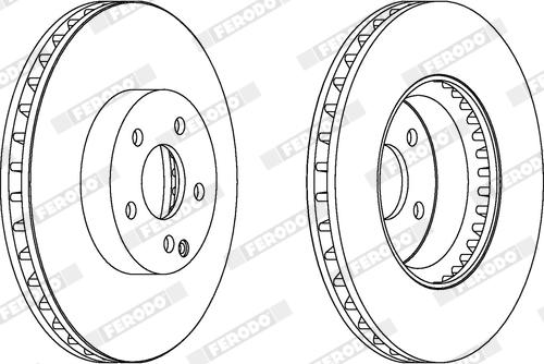 Ferodo DDF1692X - Disque de frein cwaw.fr