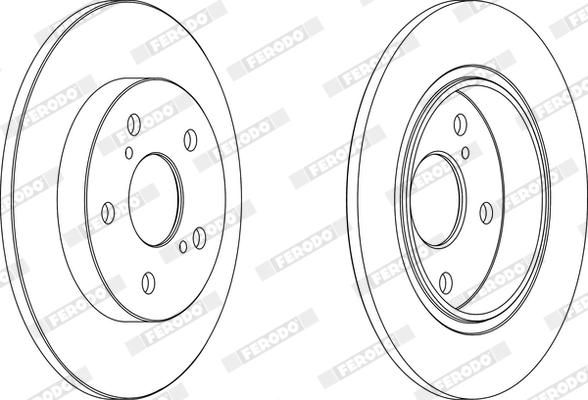 Ferodo DDF1645X - Disque de frein cwaw.fr