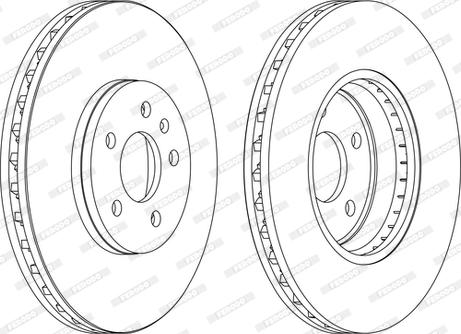 Ferodo DDF1664C-D - Disque de frein cwaw.fr