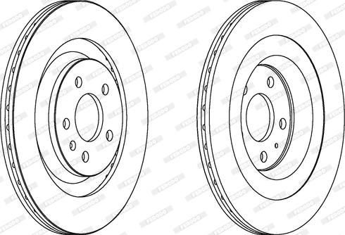 Ferodo DDF1667C - Disque de frein cwaw.fr