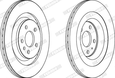 Ferodo DDF1667X - Disque de frein cwaw.fr