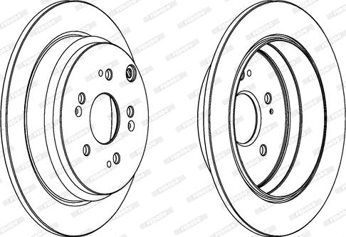 Ferodo DDF1608C - Disque de frein cwaw.fr