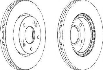 Ferodo DDF1619-1 - Disque de frein cwaw.fr