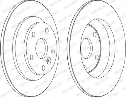 Ferodo DDF1616C-D - Disque de frein cwaw.fr