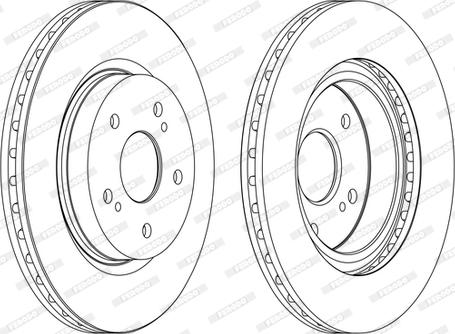 Ferodo DDF1635C - Disque de frein cwaw.fr