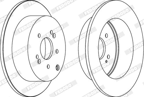 Ferodo DDF1671X - Disque de frein cwaw.fr