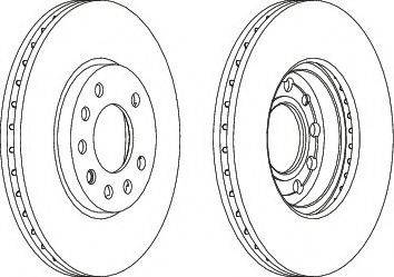 Ferodo DDF1042C-1 - Disque de frein cwaw.fr