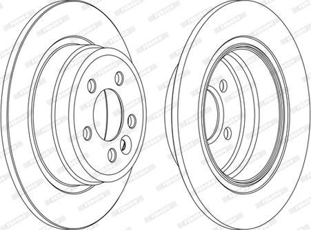 Ferodo DDF1081C-D - Disque de frein cwaw.fr