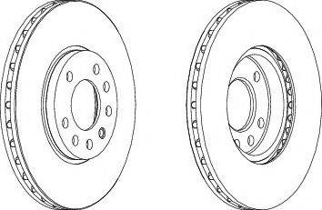 Ferodo DDF1082-1 - Disque de frein cwaw.fr