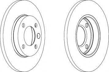 Ferodo DDF103C-1 - Disque de frein cwaw.fr