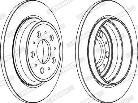 Ferodo DDF1079X - Disque de frein cwaw.fr