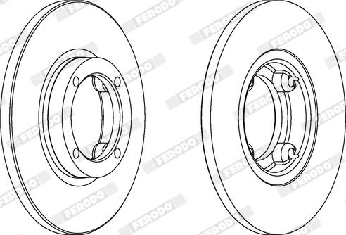 Ferodo DDF1076X - Disque de frein cwaw.fr