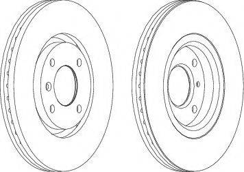 Ferodo DDF1152-1 - Disque de frein cwaw.fr