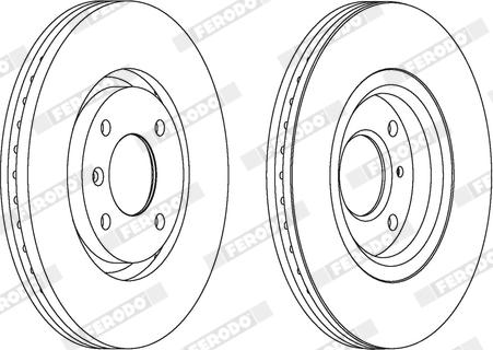 Ferodo DDF1152X - Disque de frein cwaw.fr