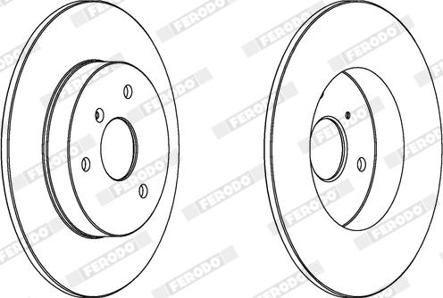 Ferodo DDF1111X - Disque de frein cwaw.fr