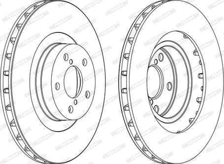 Ferodo DDF1175C-D - Disque de frein cwaw.fr