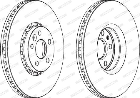 Ferodo DDF180-1 - Disque de frein cwaw.fr