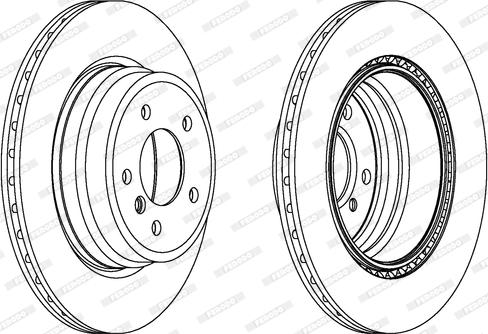 Ferodo DDF1812C-1 - Disque de frein cwaw.fr