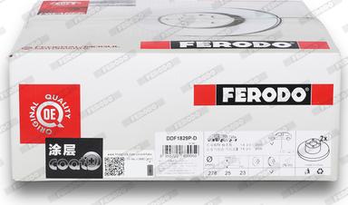 Ferodo DDF1829P-D - Disque de frein cwaw.fr