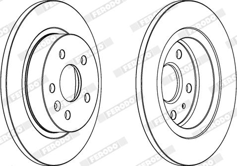 Ferodo DDF1872X - Disque de frein cwaw.fr