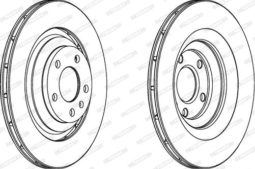 Ferodo DDF1240C - Disque de frein cwaw.fr