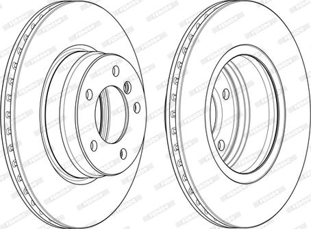 Ferodo DDF1241C-D - Disque de frein cwaw.fr