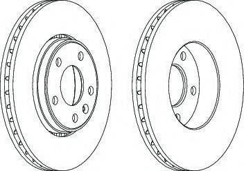 Ferodo DDF1204-1 - Disque de frein cwaw.fr