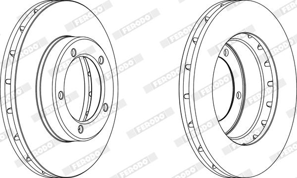 Ferodo DDF1211X - Disque de frein cwaw.fr