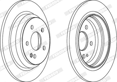 Ferodo DDF1234X - Disque de frein cwaw.fr