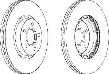 Ferodo DDF1225-1 - Disque de frein cwaw.fr