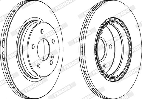 Ferodo DDF1764X - Disque de frein cwaw.fr