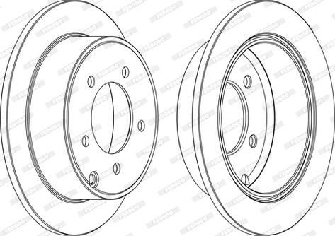 Ferodo DDF1762C-D - Disque de frein cwaw.fr