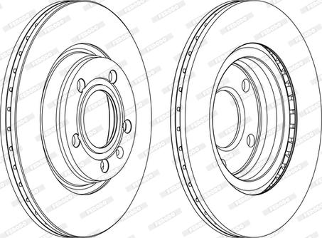 Ferodo DDF1708C-1-D - Disque de frein cwaw.fr