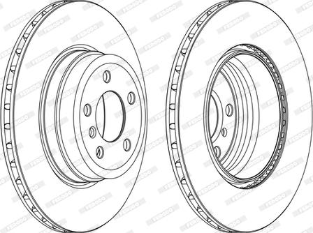 Ferodo DDF1716C-1-D - Disque de frein cwaw.fr