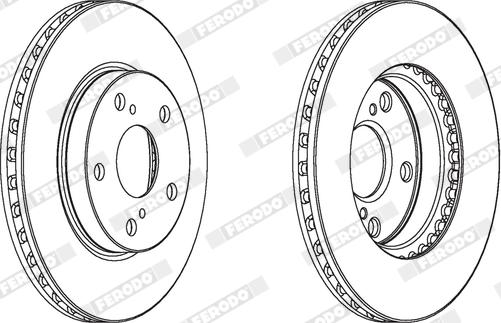 Ferodo DDF1789X - Disque de frein cwaw.fr