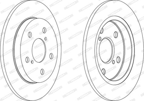 Ferodo DDF1788P-D - Disque de frein cwaw.fr