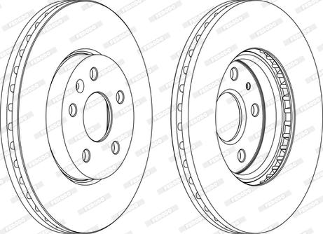 Ferodo DDF1722P-D - Disque de frein cwaw.fr