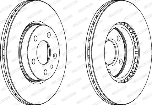 Ferodo DDF827 - Disque de frein cwaw.fr