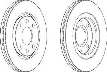 Ferodo DDF870-1 - Disque de frein cwaw.fr