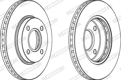 Ferodo DDF364X - Disque de frein cwaw.fr