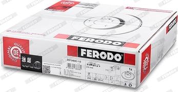 Ferodo DDF2460C-1-D - Disque de frein cwaw.fr