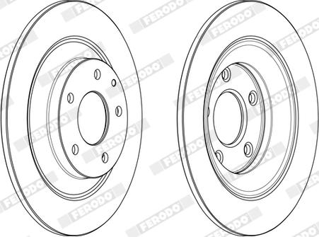 Ferodo DDF2477X - Disque de frein cwaw.fr