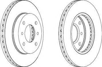 Ferodo DDF260-1 - Disque de frein cwaw.fr