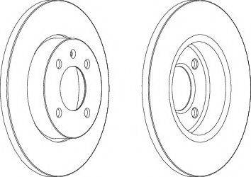 Ferodo DDF205C-1 - Disque de frein cwaw.fr