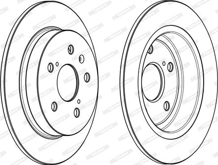 Ferodo DDF2067C - Disque de frein cwaw.fr