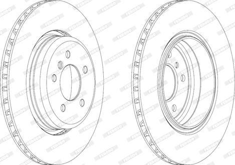 Ferodo DDF2154C - Disque de frein cwaw.fr