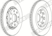 Ferodo DDF2158X - Disque de frein cwaw.fr