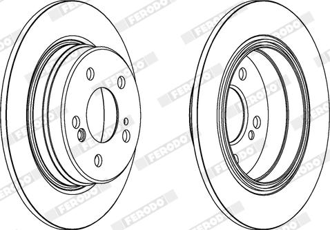 Ferodo DDF224X - Disque de frein cwaw.fr